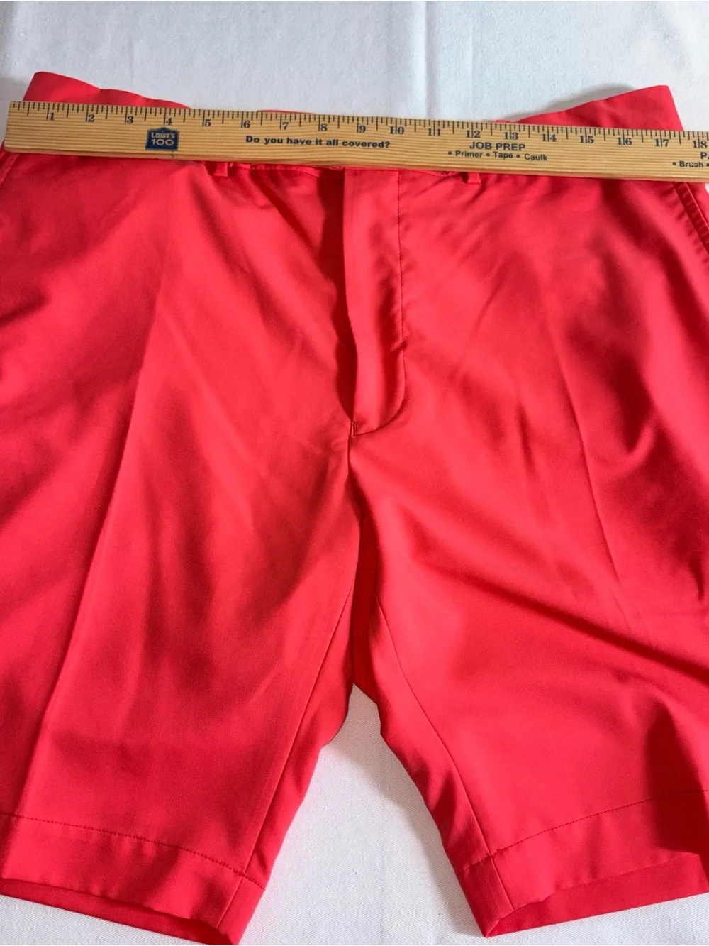 RLX Ralph Lauren Men's Red Classic golf performance Shorts 36 inch waist